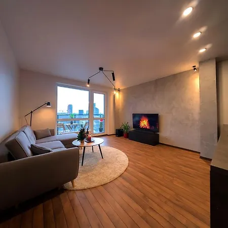 Amazing View┃unique Interior┃10min Walk To Center 公寓 维尔纽斯
